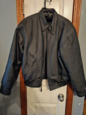 USA Biker's Dream Apparel Leather Motorcycle Jacket Size L NEW