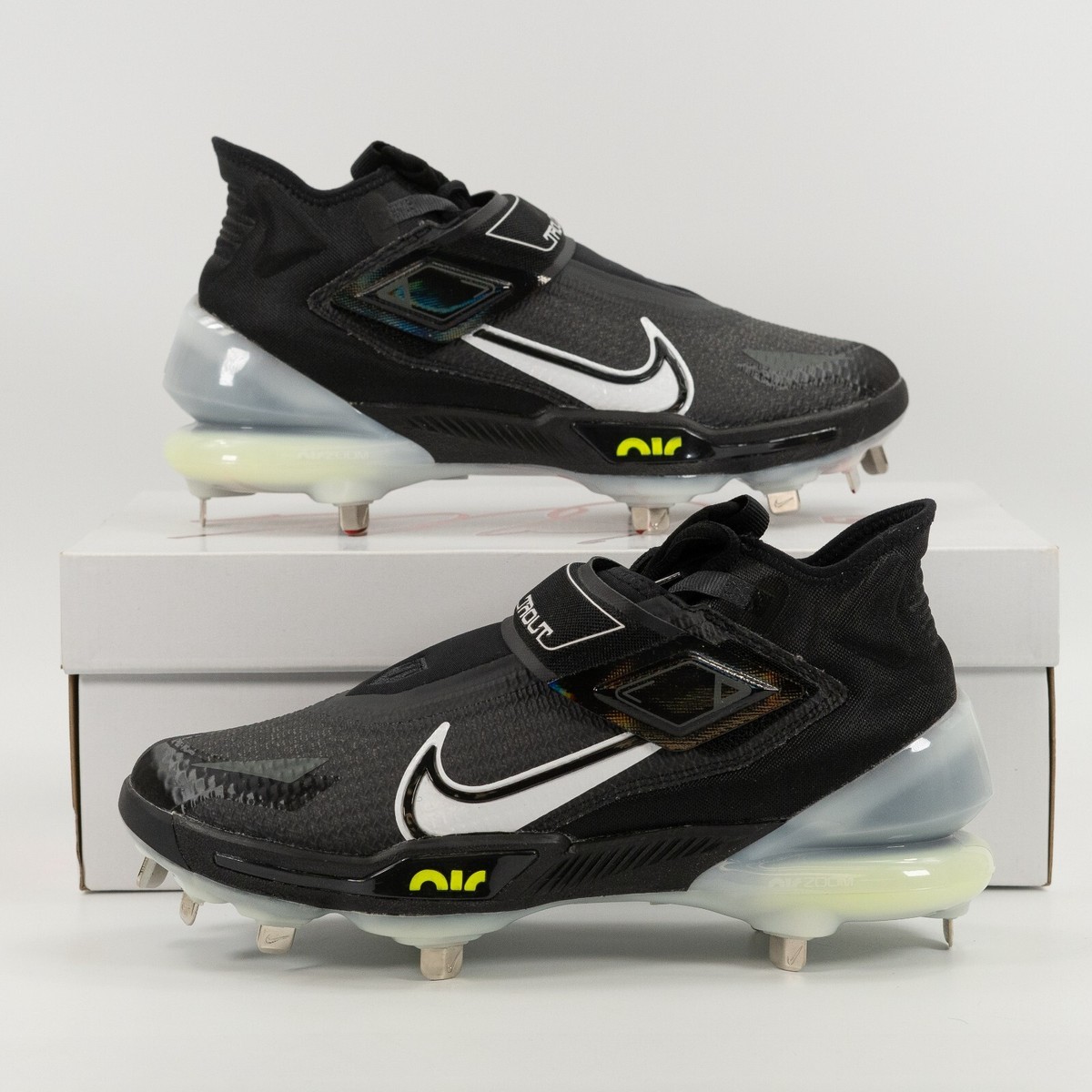 Nike Force Zoom Trout 8 Elite Size 9 Baseball Cleats Black CZ5913-010 NO BOX Nike Force Zoom Trout 8 Elite Black Grey | Mercari main image 3