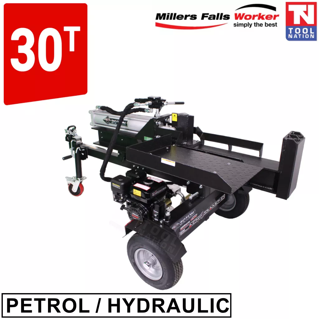 Black diamond log splitter 30 ton deals