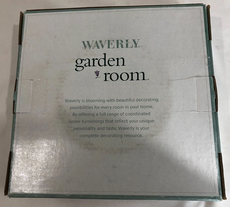 "Siete (7) platos de cena Waverly Garden Room dulce violeta de 11"" con cajas originales" Foto 3 de 4