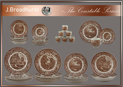 J.Broadhurst ''The Constable Series'' Teile zur Wahl teller tasse schale england 