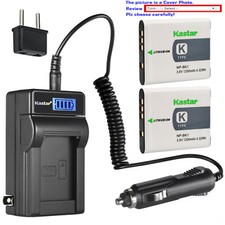 Kastar Battery LCD AC Charger for Sony NP-BK1 BCCSK Sony Webbie MHS-PM1 Camera