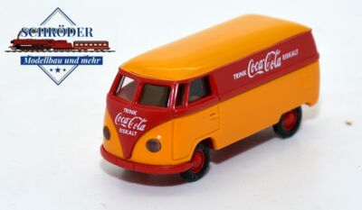 Brekina 400147 VW Bully Bus T1 Kasten ''Coca Cola'' gelb 1:87 - neu & ovp in BOX