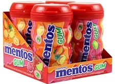 Mentos Sugar-Free Chewing Gum, Tropical, Red Fruit and Lime, 50 Piece Bottle (Pa