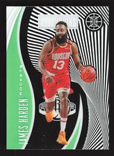 2019-20 Panini Illusions Astounding Emerald #3 James Harden - Houston Rockets