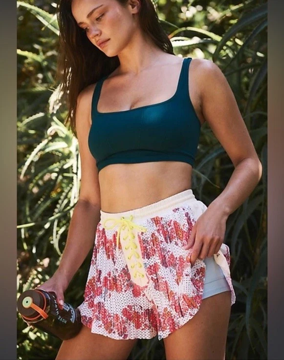 free-people-movement playoff printed shorts