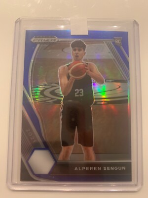 2021 Paii Prizm Draft Picks Alperen Sengün RC #42 Blue Refractor #D /199 Rookie