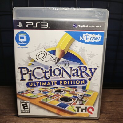 Pictionary Ultimate Edition (Sony PlayStation 3, 2011) PS3 Complete THQ