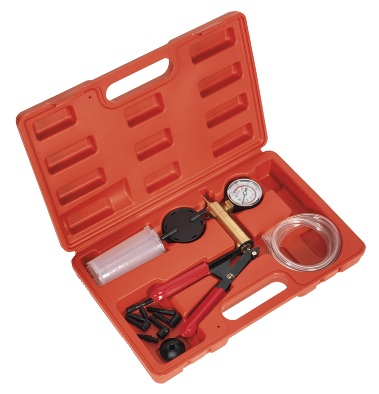 Sealey Vs402 Vacuum Tester And Brake Bleeding Kit - Image 10