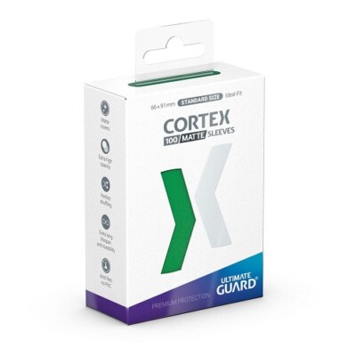Ultimate Guard Cortex Matte Sleeves Standardgröße Grün (100 Hüllen) NEU & OVP!