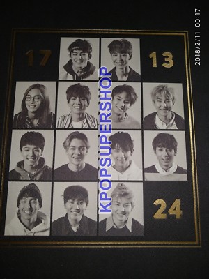 Seventeen 1st Photobook - 17 13 24 Seventeen's 24 Hours Postcard