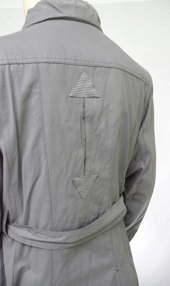 Manteau chaud LOLA ESPELETA femme gris Deep Grey Coating - Photo 3/4