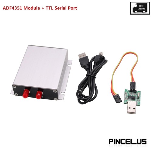 ADF4351 Generatore di Segnale RF Sintetizzatore di Frequenza 4.4G + Porta Seriale TTL pc66 - Foto 1 di 9