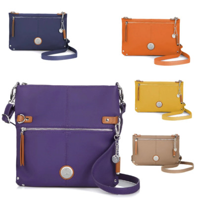 JOY Leather Foldover Crossbody Bag with RFID Protection 526655-J