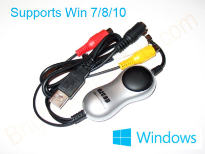 Authentic EzCAP 116 USB Video Converter Capture YouTube Xbox Wii PS Win 7/8/10