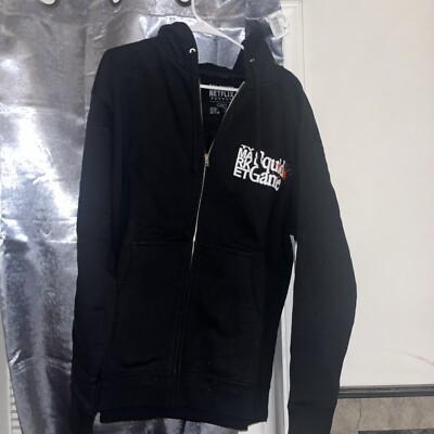 Market Netflix Pacsun Size Medium Zip-up Hoodie Black Squid Game The Challenge
