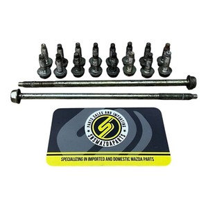 90-05 Mazda Miata MX5 MX-5 OEM 1.6 1.8 NA NB Complete Oil Pan Hardware Bolt Set