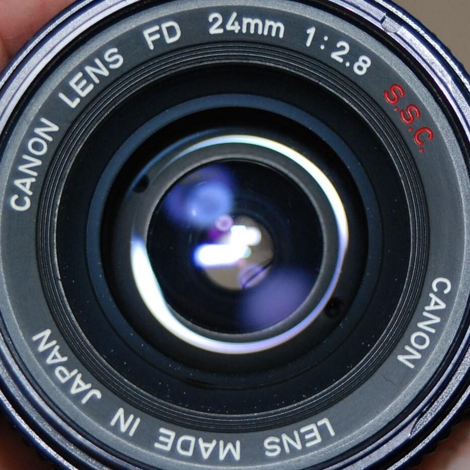Canon FD 24mm f/2.8 S.S.C. SSC Wide Angle MF Lens From Japan