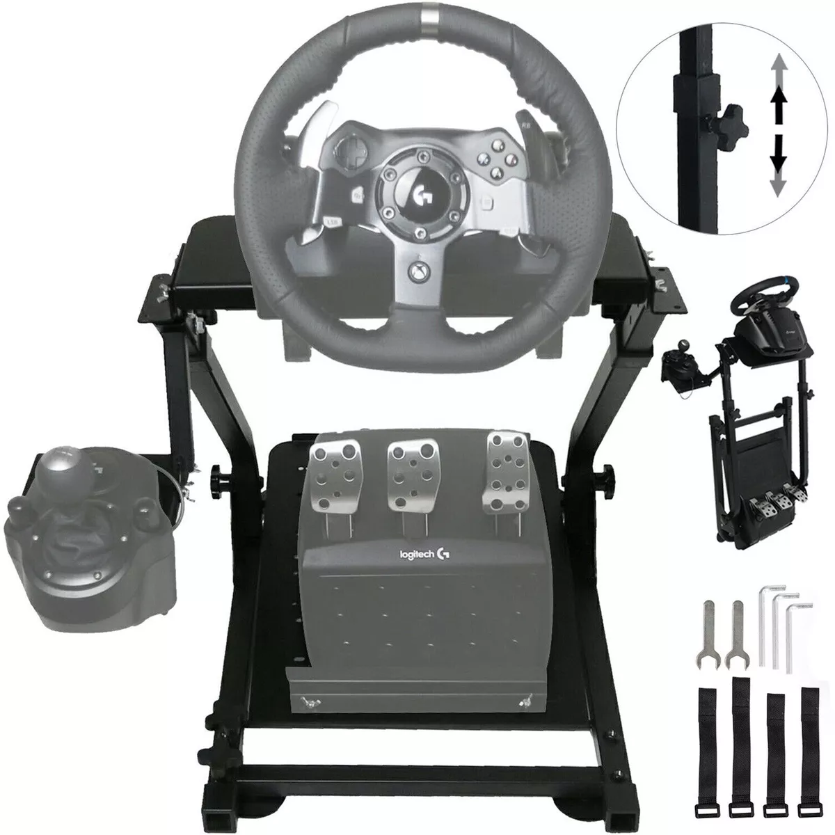 VEVOR Racing Simulator Cockpit Steering Wheel Stand For G29 PS4