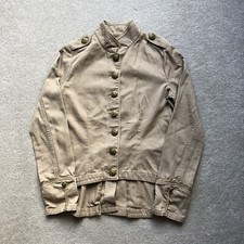 Ralph Lauren Denim Supply Women's Cotton Military Jacket Beige Size S