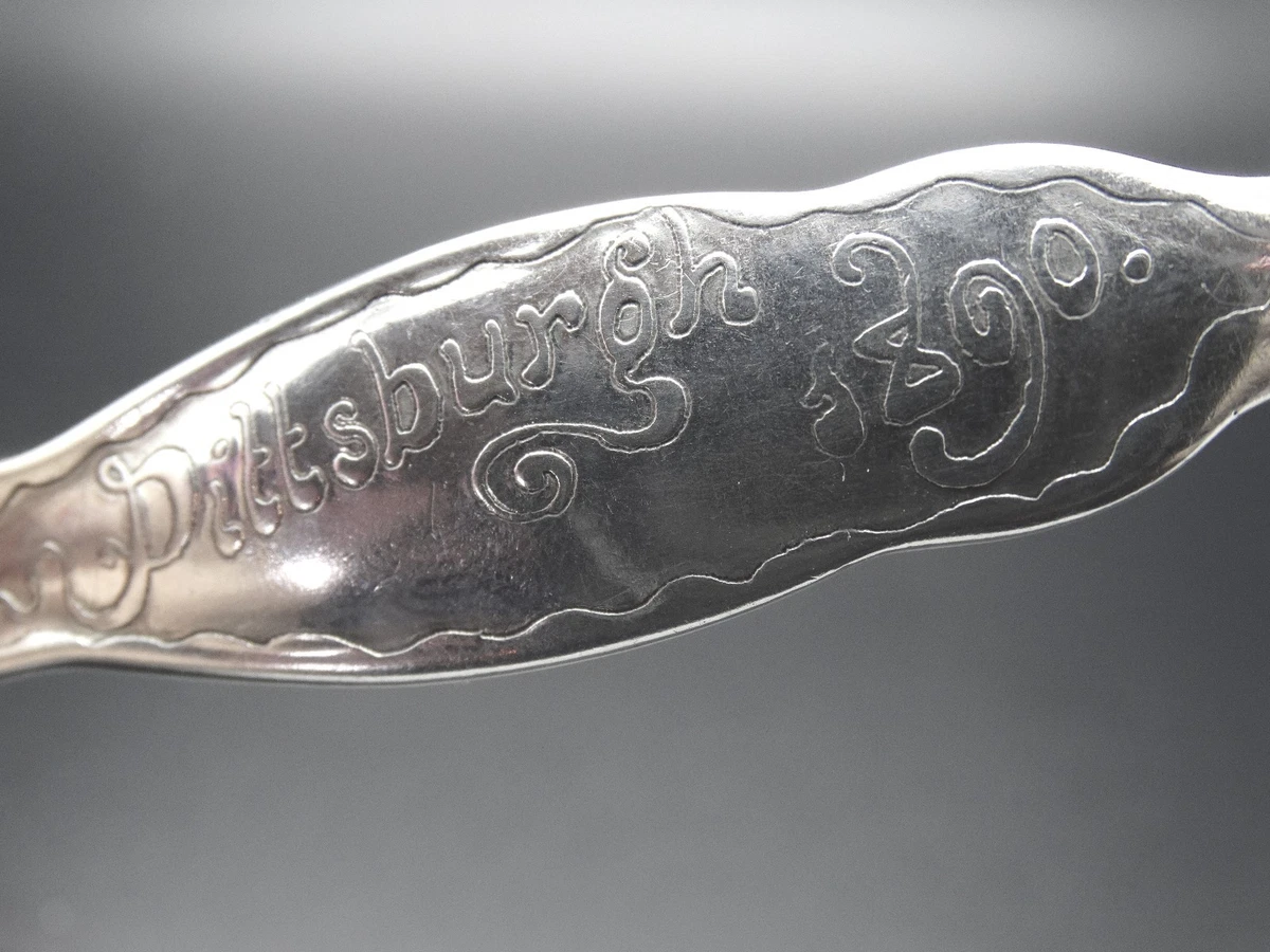  リリーオブザバレー ティースプーン1913年モデル純銀 Lily of the Valley Antique US Sterling Silver Souvenir Spoons for