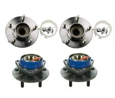 Moog Front & Rear Wheel Bearing and Hub Assemblies Kit For Cadillac STS CTS