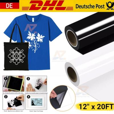 Flexfolie Textilfolie Bügelfolie Premium Film 30x600cm für T-Shirt Plotterfolie~