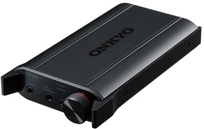 ONKYO Portable Headphone Amplifier DAC Equipped with Black DAC-HA200B