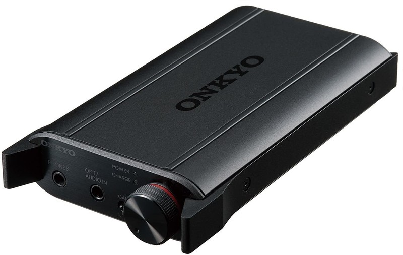 ONKYO Portable Headphone Amplifier DAC Equipped with Black DAC-HA200B