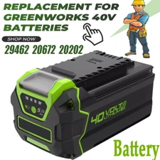 40V 5.0Ah For Greenworks G-MAX 40V Lithium Battery 29472 29462 22262 Battery