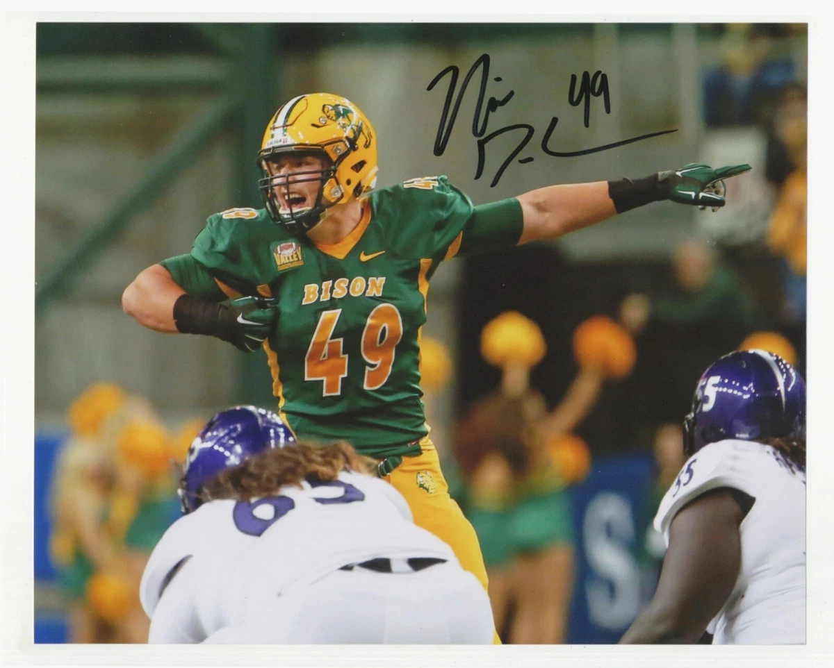 NICK DeLUCA Signed Autographed NORTH DAKOTA STATE BISON NDSU 8x10