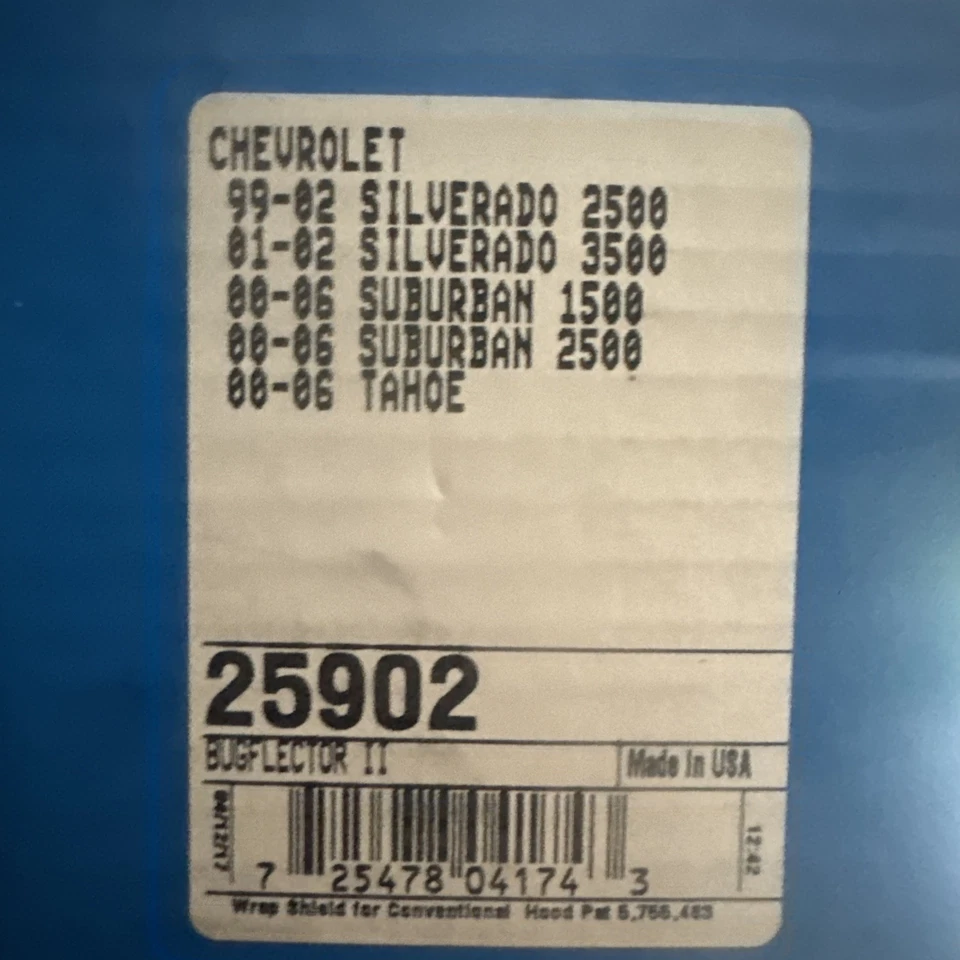 AVS Bugflector II Deflector Hood Shield for 99-06 Silverado Suburban Tahoe 25902 - Image 4 of 4