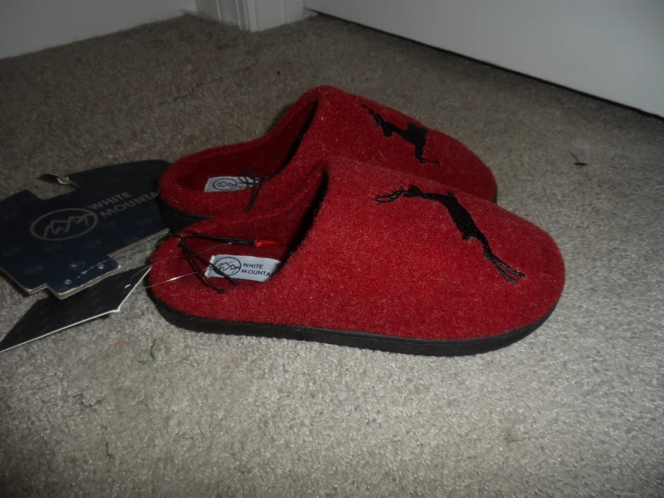 Zapatillas sin cordones Great White Mountain talla S 5 6 rojo ciervo mujer nuevas con etiquetas Foto 2 de 4