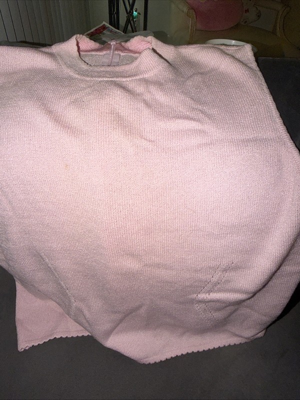 St. John Basic Light Pink Sleeveless Mock Neck Tank Top  Size M
