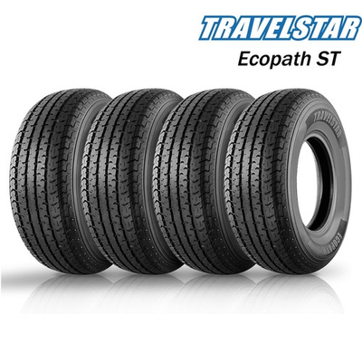 #ad #ad Set of 4 Travelstar Ecopath ST225 75R15 117M 10Ply Trailer Tires 225 75 15 $304.99