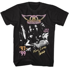 Aerosmith Nine Lives Tour Music Shirt