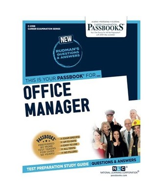 Office Manager [C-2398]: Passbooks Study Guide Volume 2398, National Learning Co