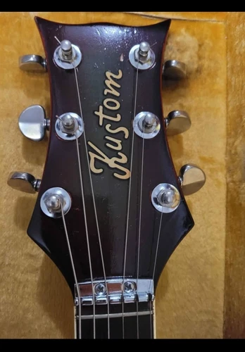 Kustom Electric K200 Guitar 1968 Semi Hollow Body W/ Original HSC - Picture 5 of 10