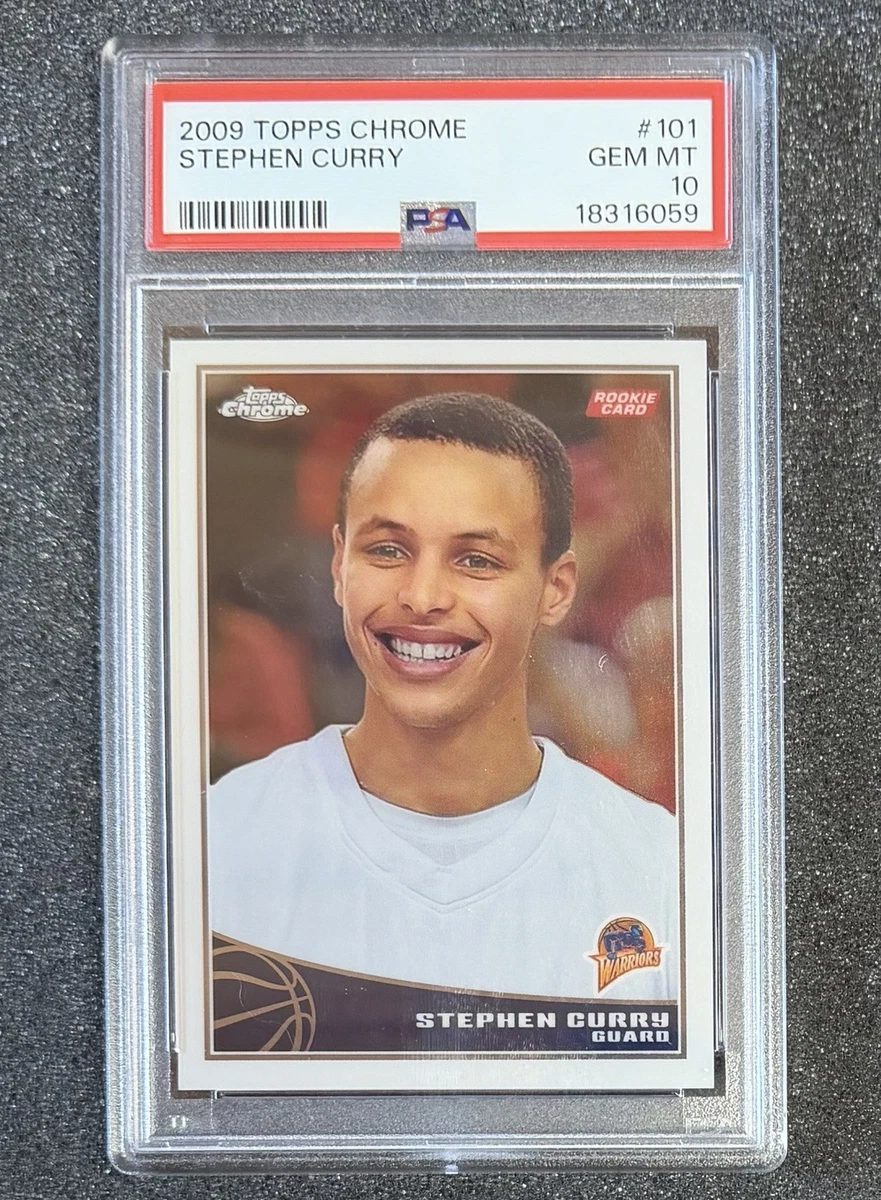 Stephen Curry Professional Sports Authenticator (PSA) Basketball
