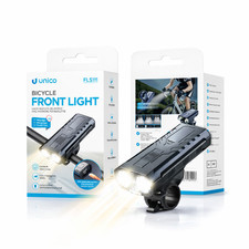 Unico Luce Bicicletta Monopattino Led Ricaricabile Con Powerbank Faro Fanale Usb