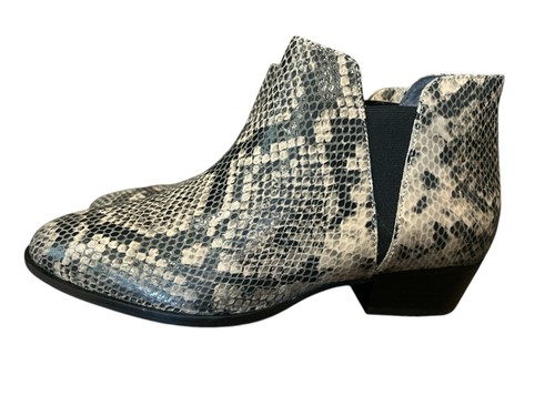 Seychelles Waiting For You Snake Print Chelsea Boot / Size 7.5 NEW
