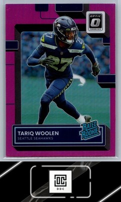 2022 Donruss Optic #298 Tariq Woolen Pink