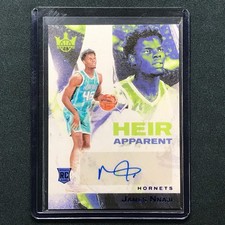2023-24 Court Kings James Nnaji Heir Apparent Rookie Auto Sapphire 9/25