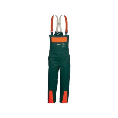 WATEX Schnittschutzlatzhose FJ Des.A,Cl.1,60,grün/orange