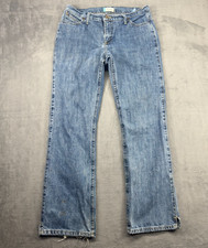 Wrangler Cowgirl Cut Cash Ultimate Riding Jeans Women's 11/12x32 Blue Distressed