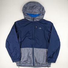 L.L. Bean Jersey Lined Navy Jacket Youth 14-16