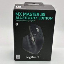 Logitech MX Master 3S for Mac Black 8000 DPI Bluetooth Mouse - New In Box