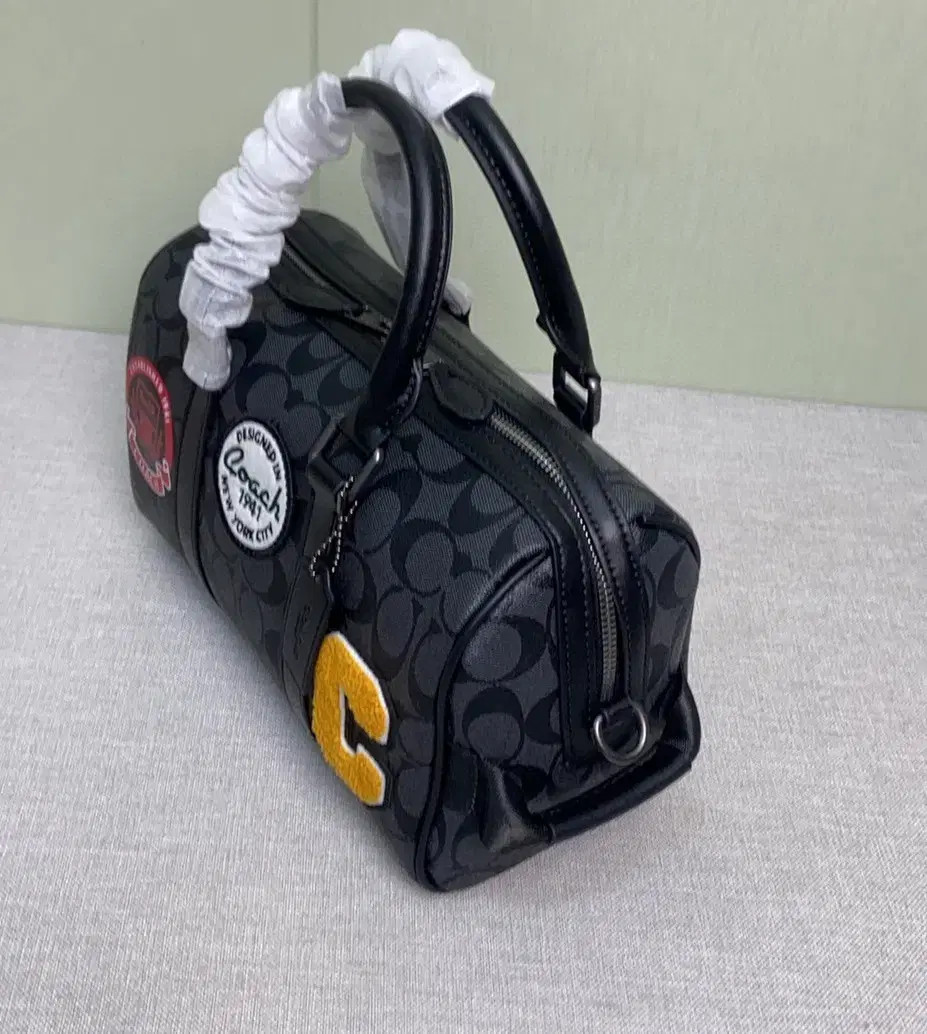 コーチボストンバッグ CY821 ベンチュラーダッフルバッグ27キャンバスパッチ COACH CY821 Ventura Duffle Bag 27 Signature Canvas Patch