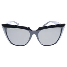 BALENCIAGA Cat Eye Sunglasses BB0046S Black Frame Authentic From Japan