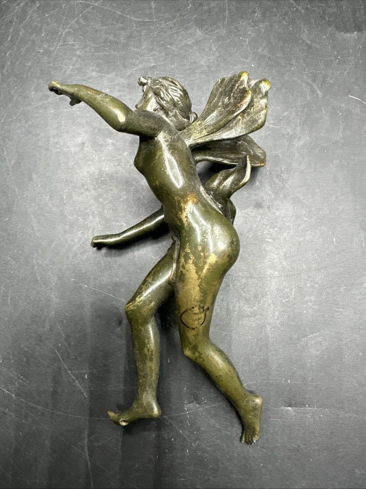 Antique Bronze Fairy Psyche - Image 2 of 4